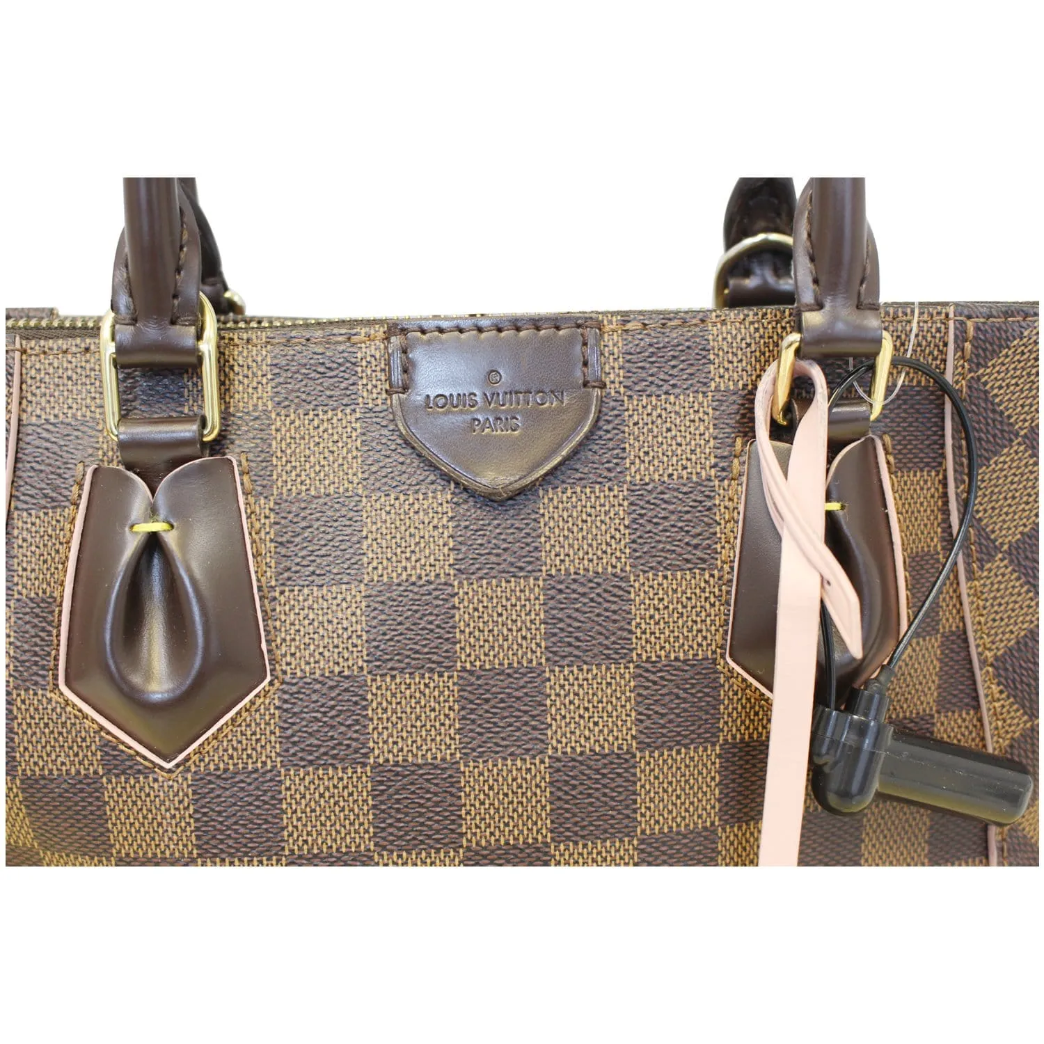 LOUIS VUITTON Caissa PM Damier Ebene Tote Shoulder Bag