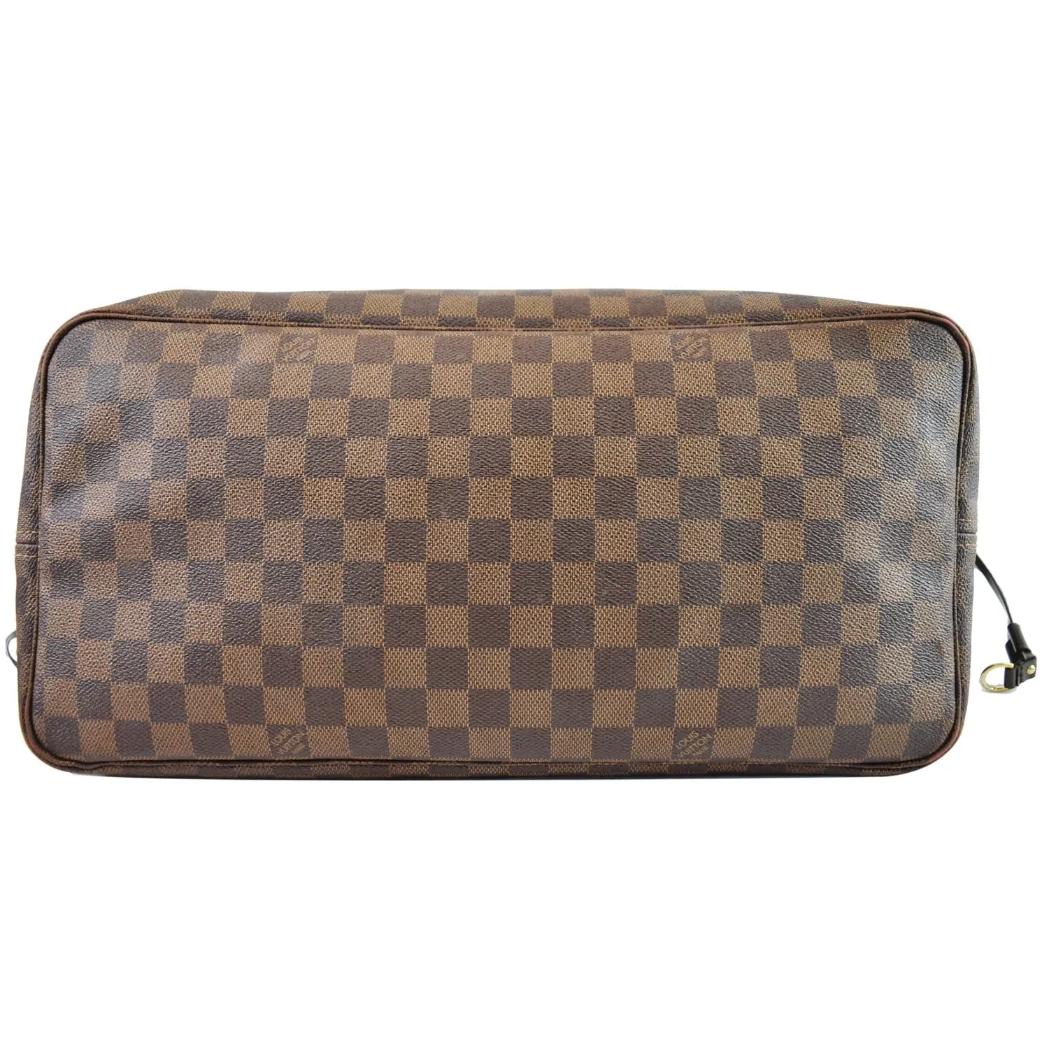 LOUIS VUITTON Neverfull GM Damier Ebene Tote Shoulder Bag Brown