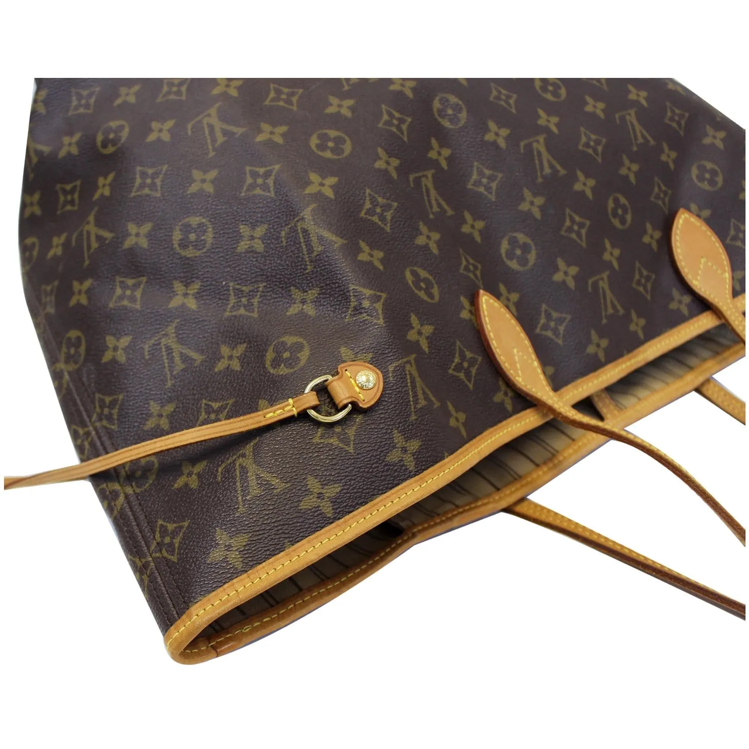 LOUIS VUITTON Neverfull GM Monogram Canvas Tote Shoulder Bag Brown