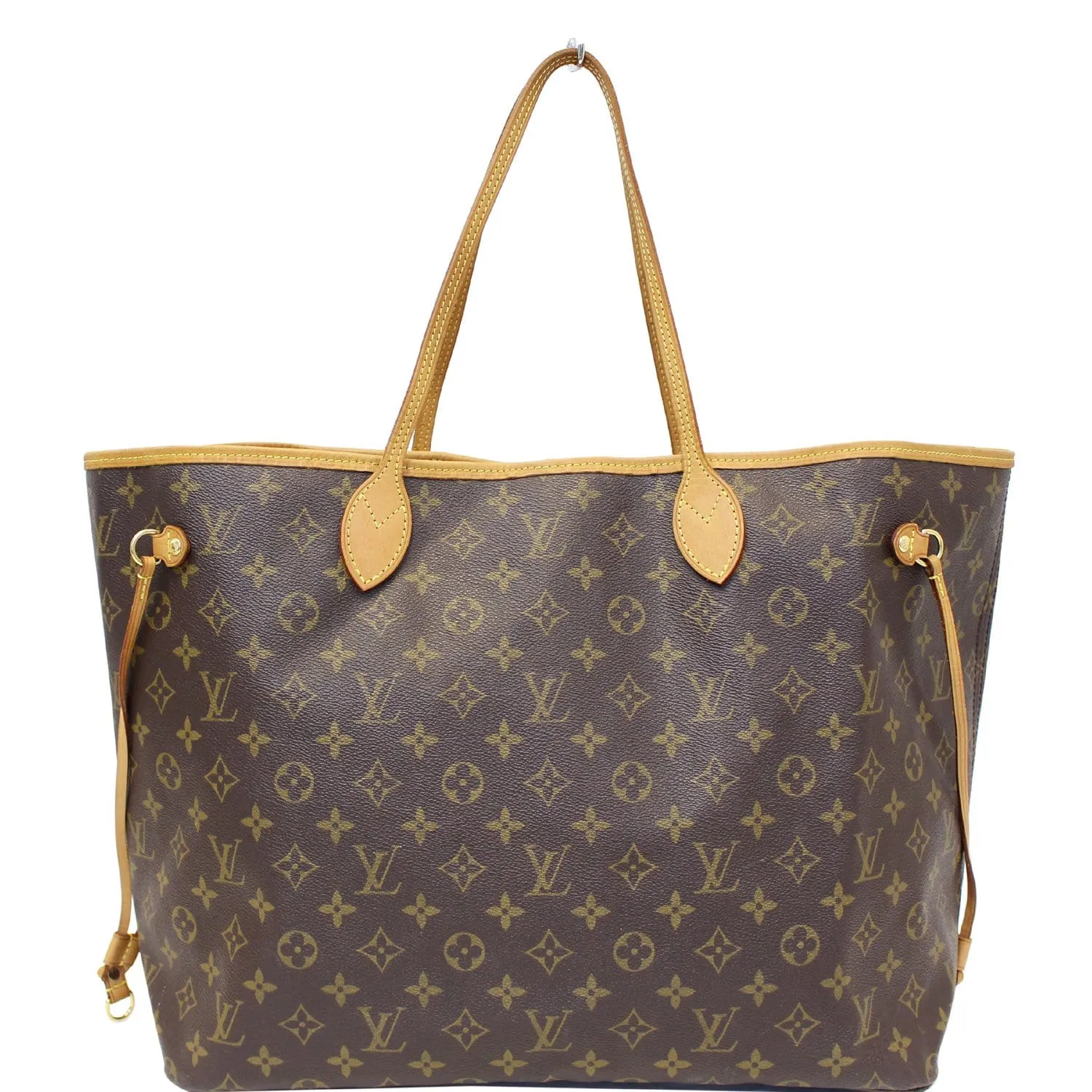 LOUIS VUITTON Neverfull GM Monogram Canvas Tote Shoulder Bag Brown