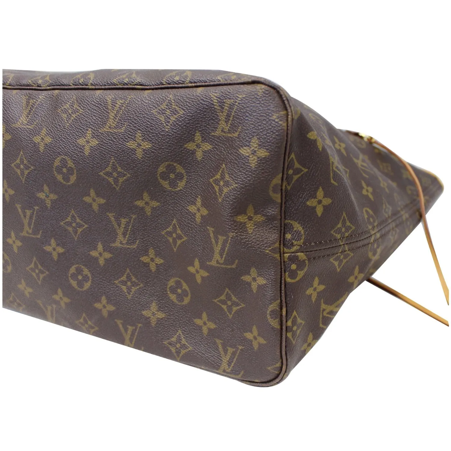 LOUIS VUITTON Neverfull GM Monogram Canvas Tote Shoulder Bag Brown