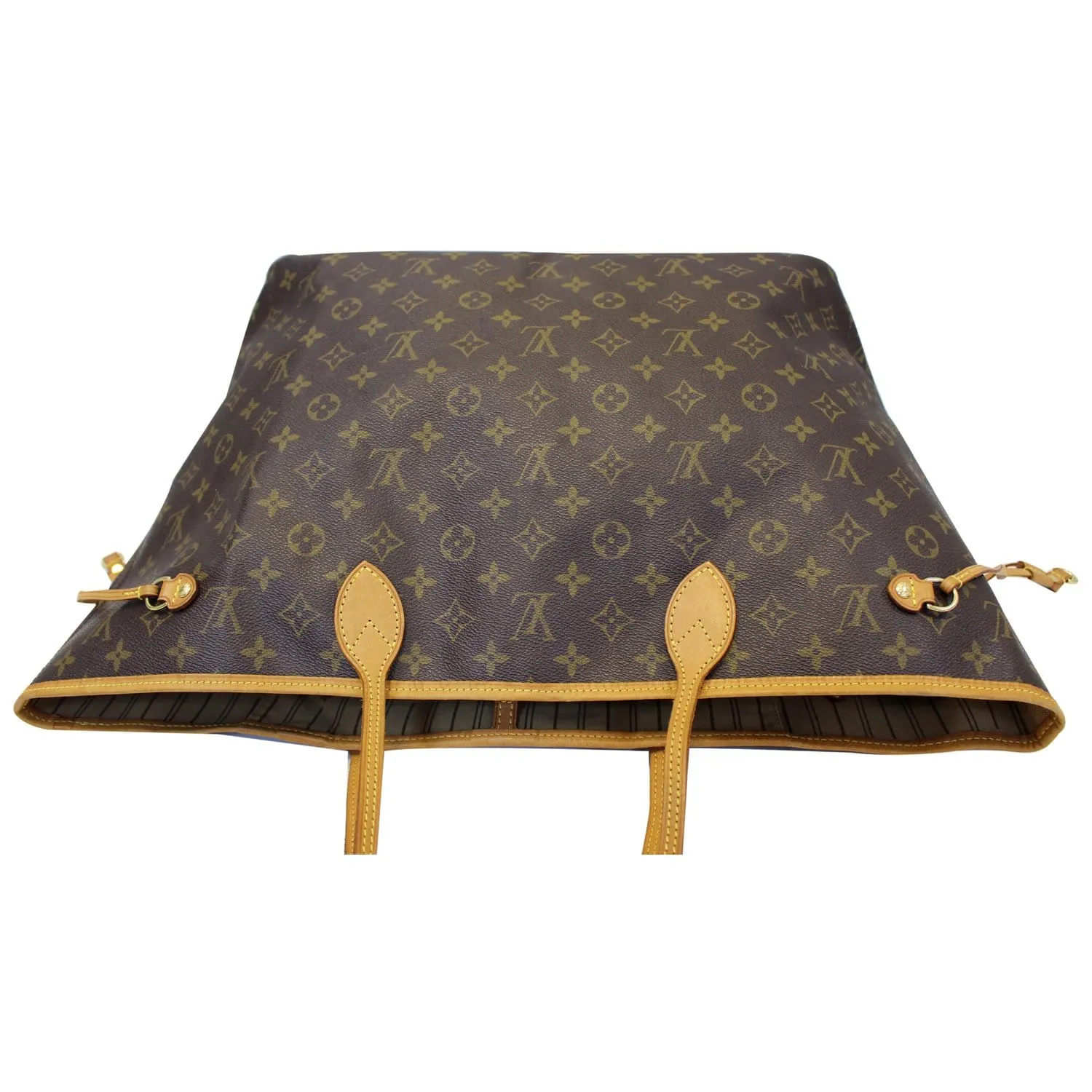 LOUIS VUITTON Neverfull GM Monogram Canvas Tote Shoulder Bag Brown