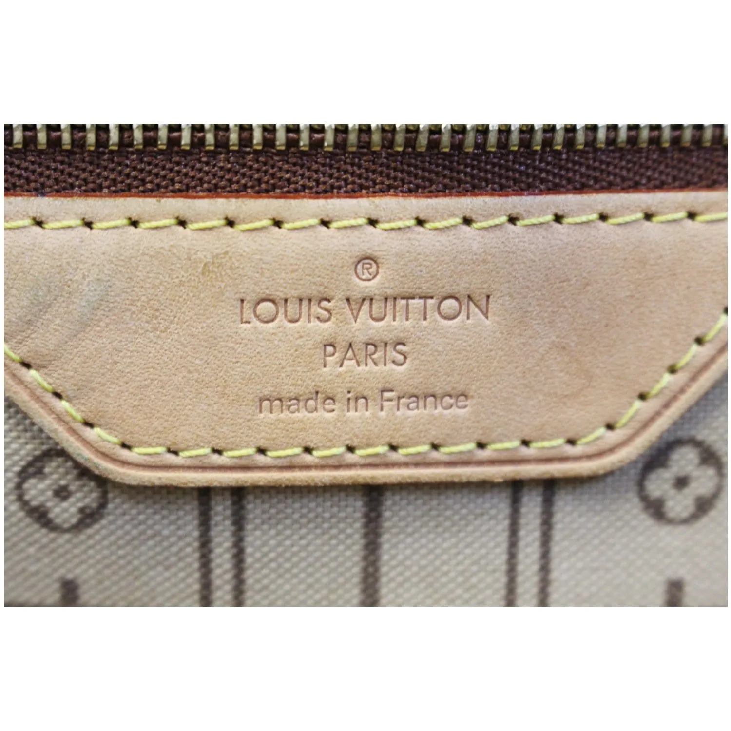 LOUIS VUITTON Neverfull GM Monogram Canvas Tote Shoulder Bag Brown
