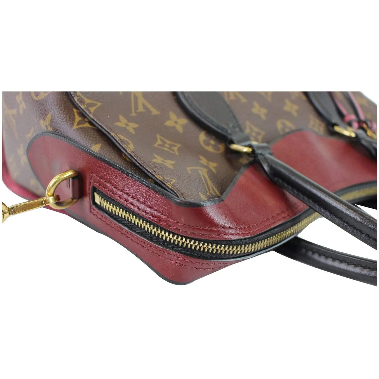 LOUIS VUITTON Tuileries Monogram Canvas Tote Shoulder Bag Brown - 25% OFF