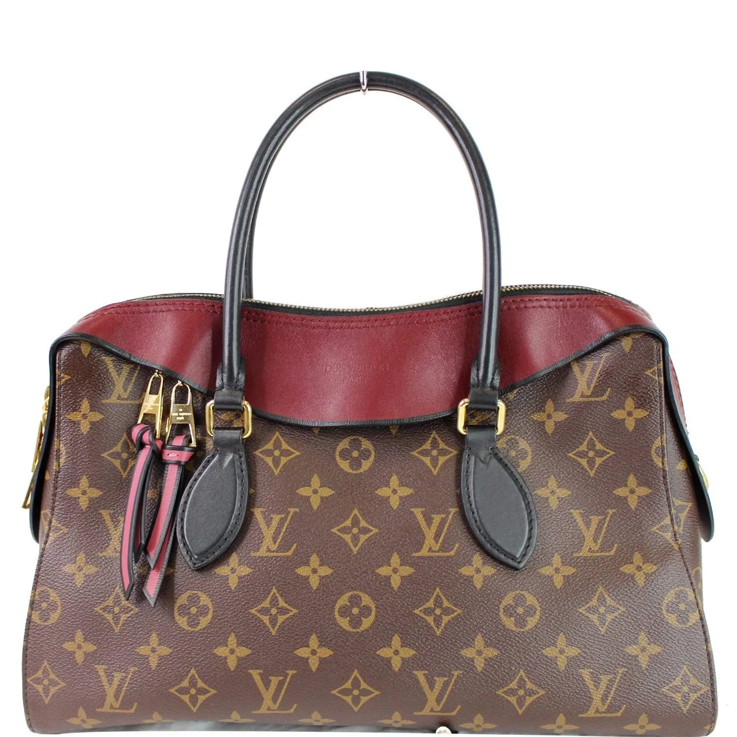 LOUIS VUITTON Tuileries Monogram Canvas Tote Shoulder Bag Brown - 25% OFF