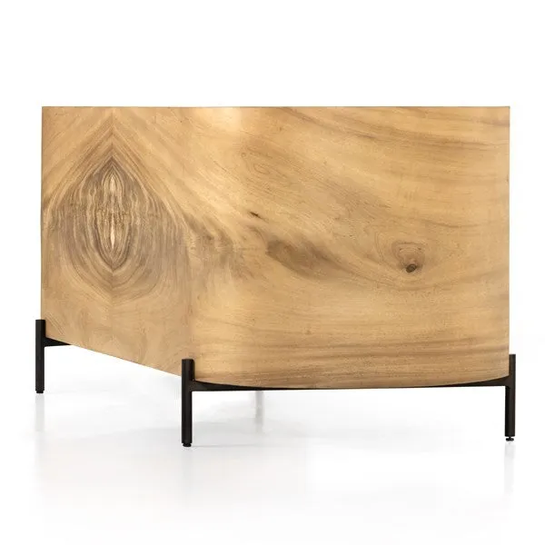 Lunas Executive Desk - Gold Guanacaste