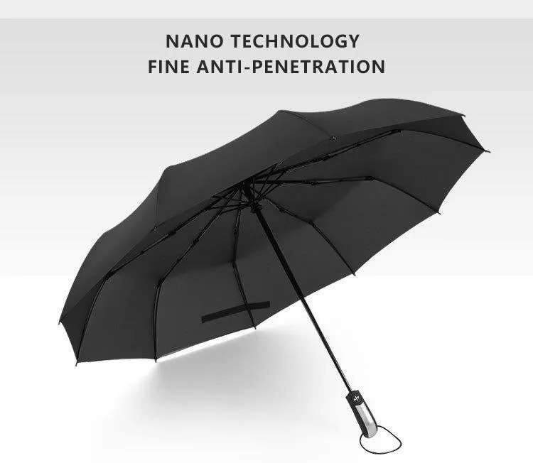 Luxury Automatic Open & close Umbrella Folding Wind water Resistant