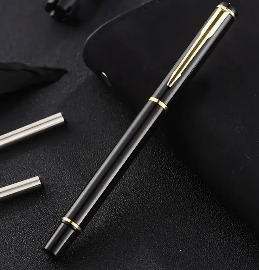 Luxury Black and Gold Metal Ballpoint Pen