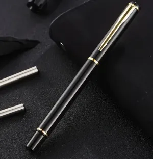 Luxury Black and Gold Metal Ballpoint Pen