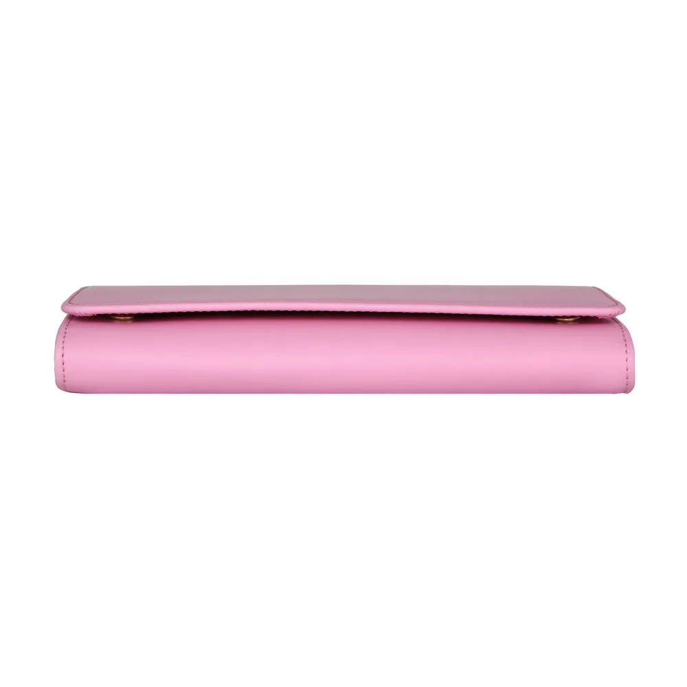 MAC&LOU Bifold Wallet Vegan Smooth Leather Pink