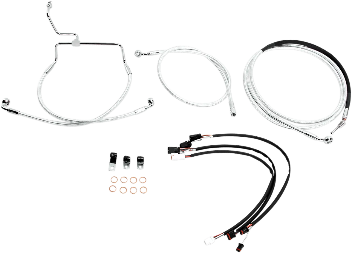 Magnum 387862 Sterling Chromite II Handlebar Installation Kit for 15-17in. Ape