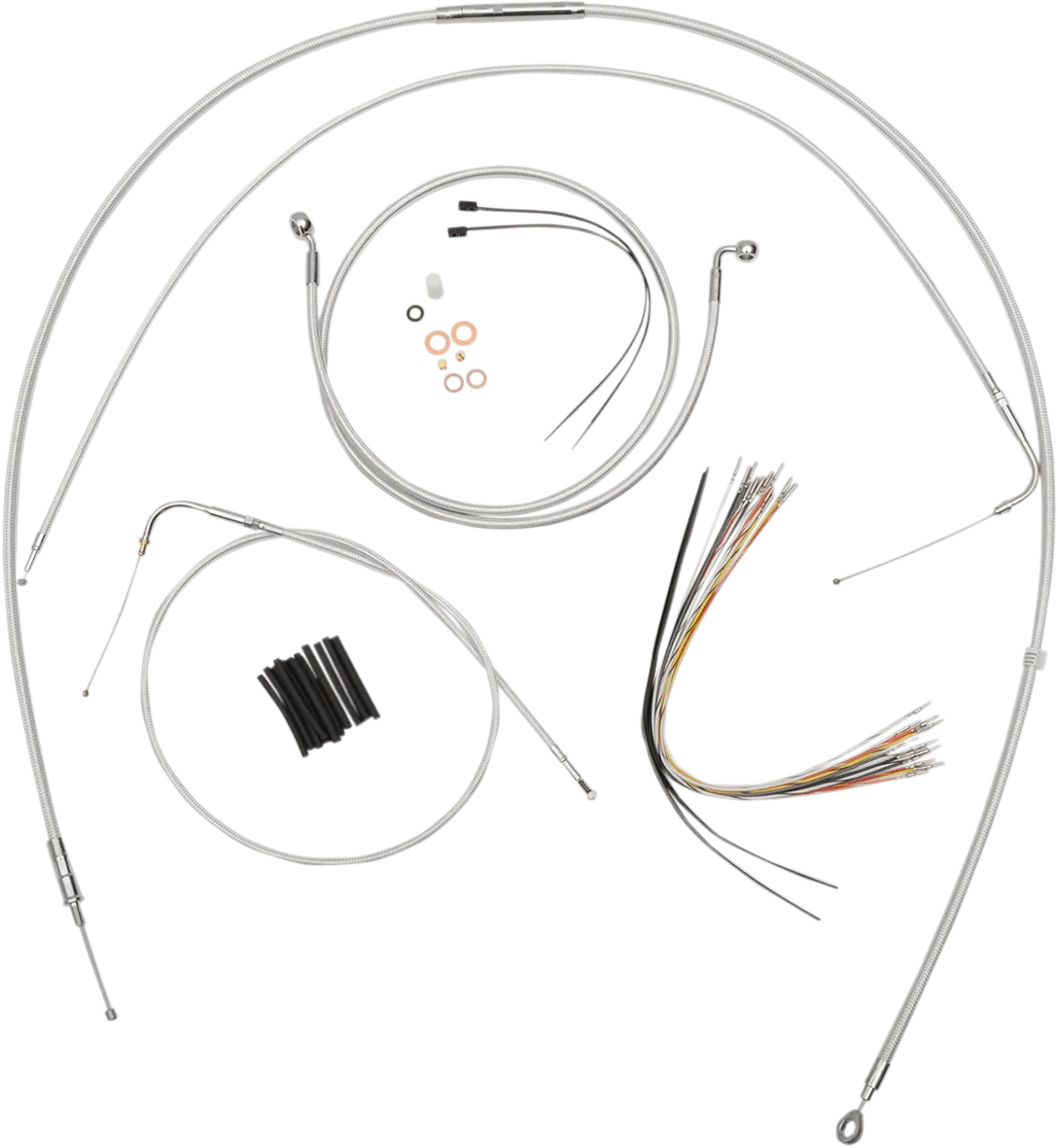 Magnum 387862 Sterling Chromite II Handlebar Installation Kit for 15-17in. Ape