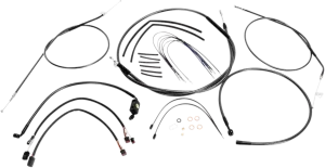 Magnum 487672 Black Pearl Handlebar Installation Kit for 10-12in. Ape