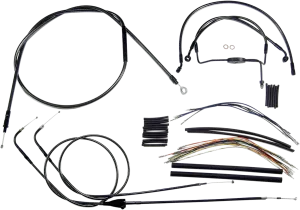 Magnum 487892 Black Pearl Handlebar Installation Kit for 15-17in. Ape