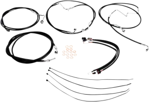 Magnum 489692 Black Vinyl XR Handlebar Installation Kit for 15-17in. Ape