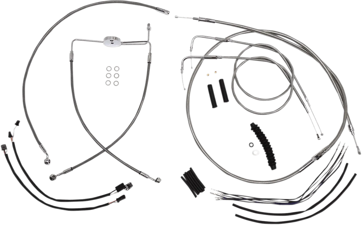 Magnum 589201 Stainless Steel XR Handlebar Installation Kit for 12-14in. Ape