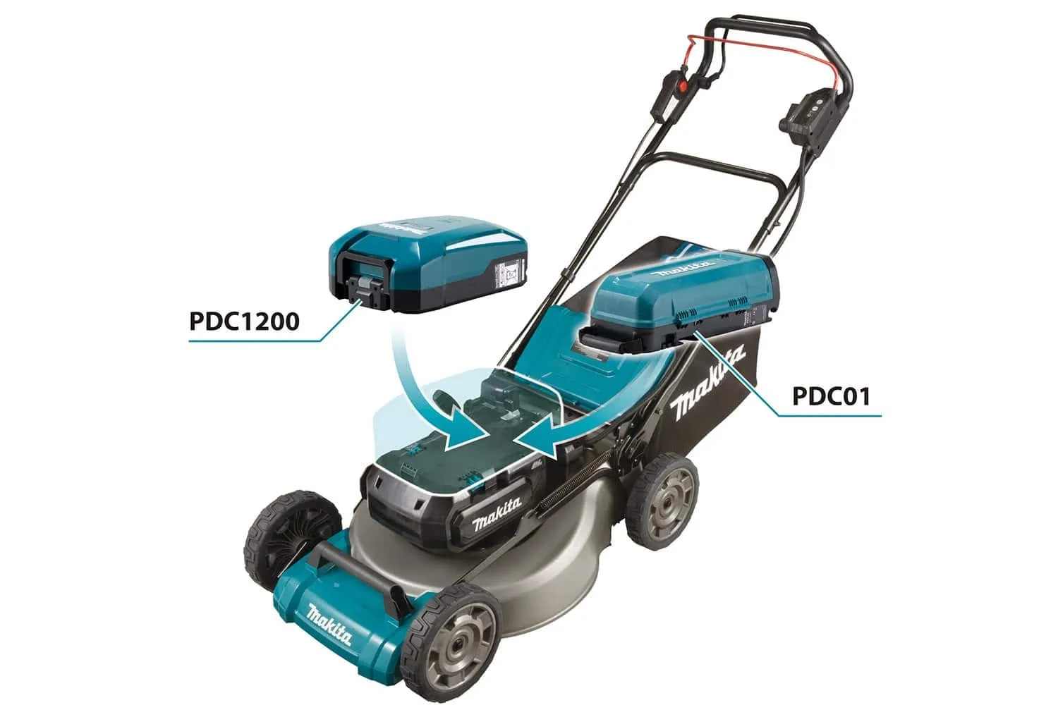 Makita Lm001Cx2 36V (21") Self-Propelled Lawn Mower - Kit