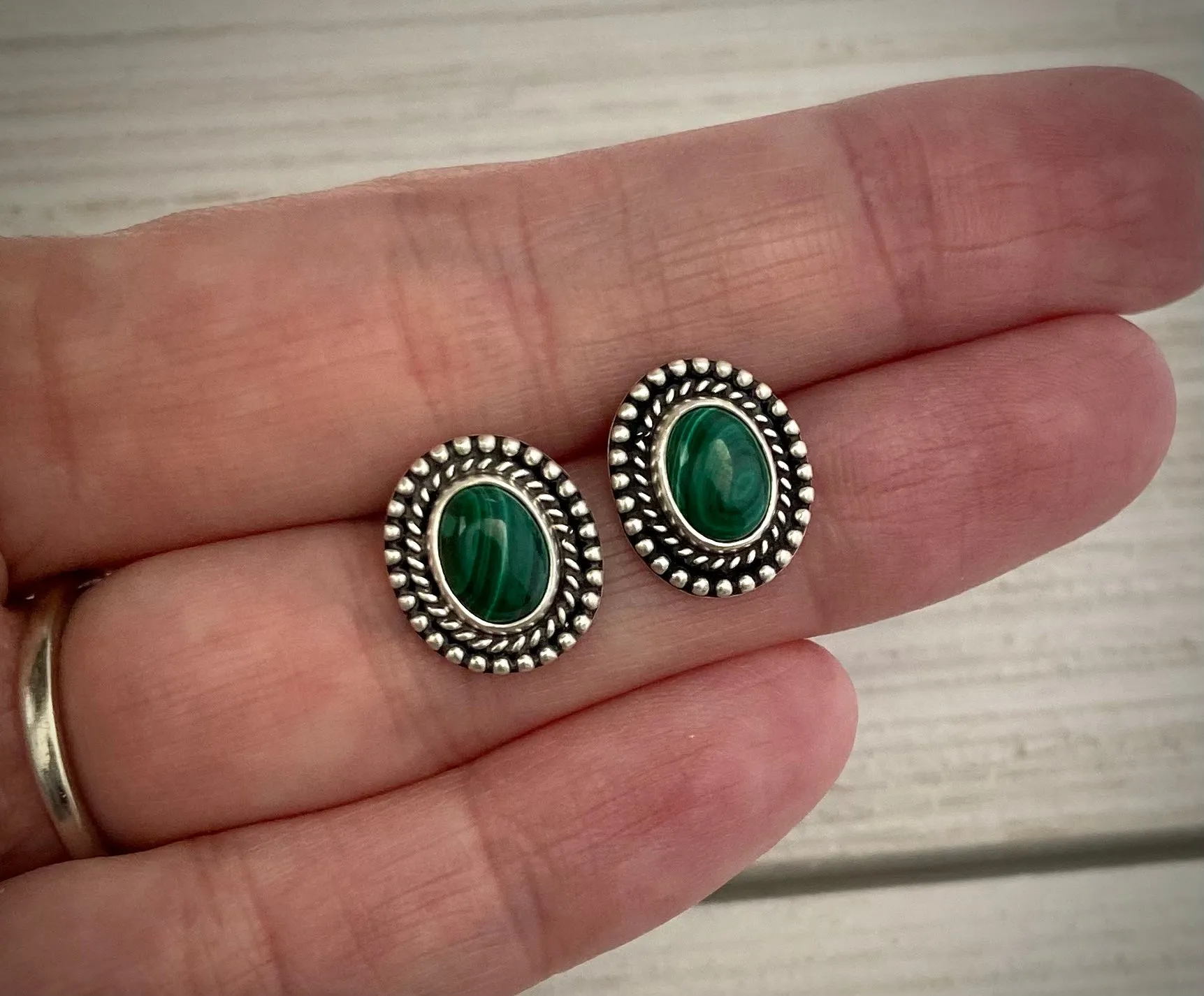 Malachite Studs