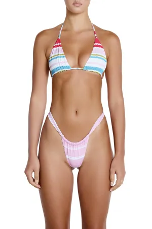 MALIBU top- candy stripe