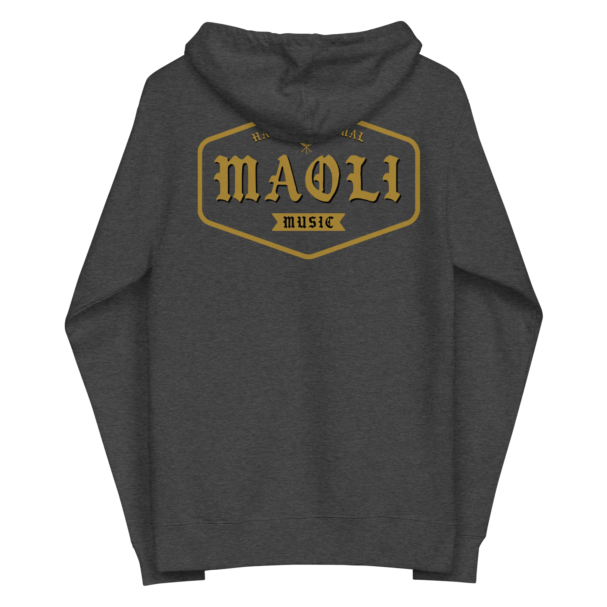 Maoli Crest Zip Up Hoodie