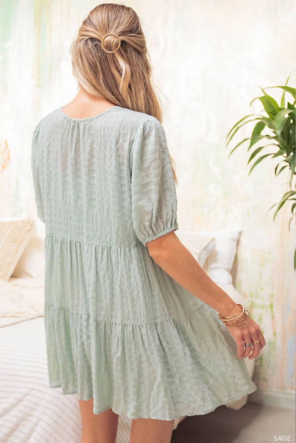 Mauve Bubble Dress