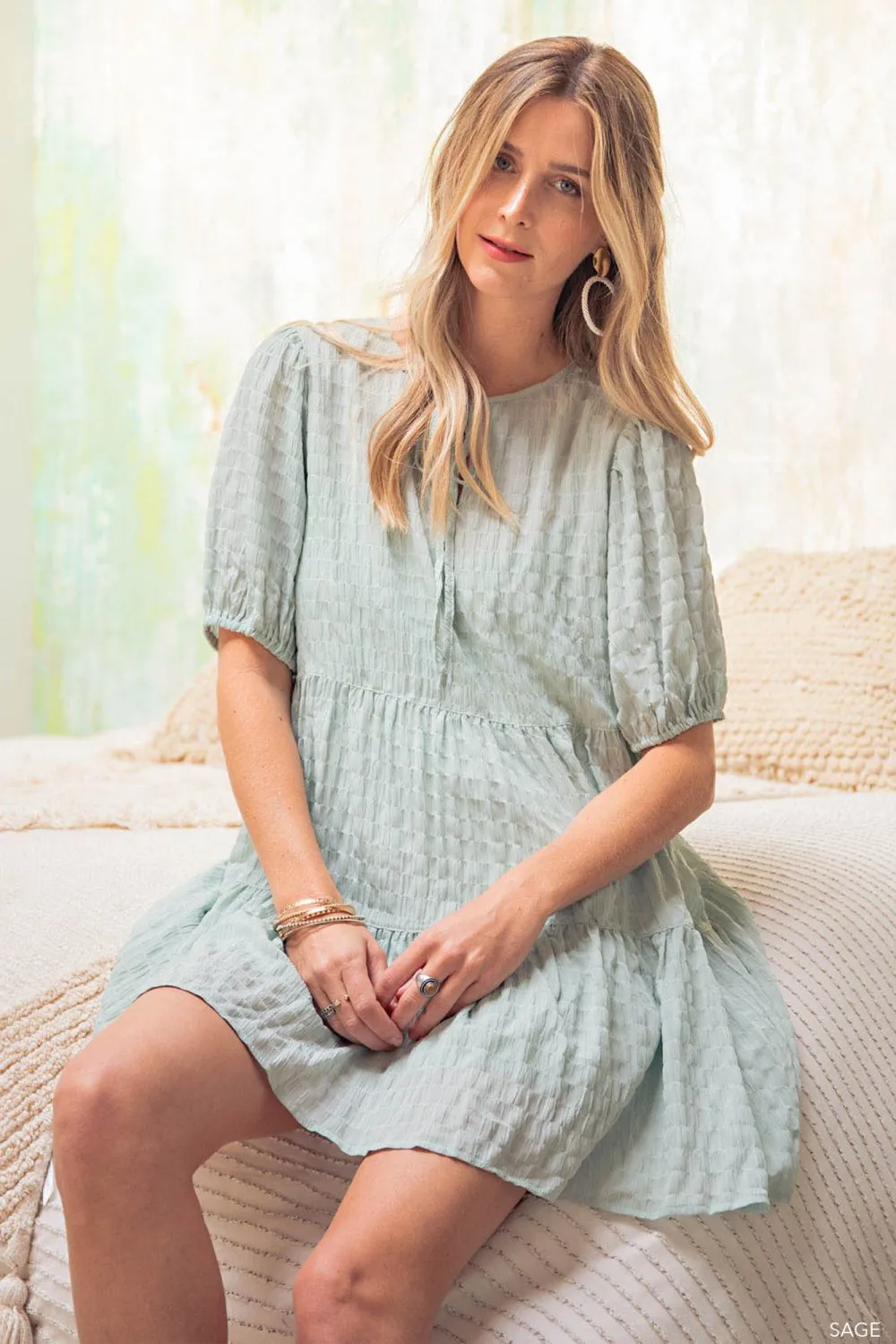 Mauve Bubble Dress
