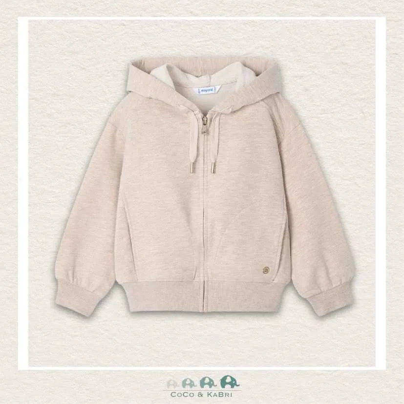 Mayoral Girls Zip Up Fleece Hoodie