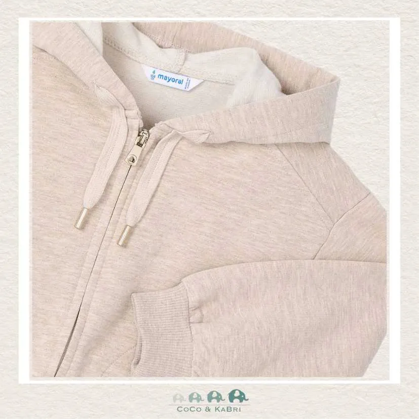 Mayoral Girls Zip Up Fleece Hoodie