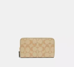 Medium Id Zip Wallet In Signature Canvas