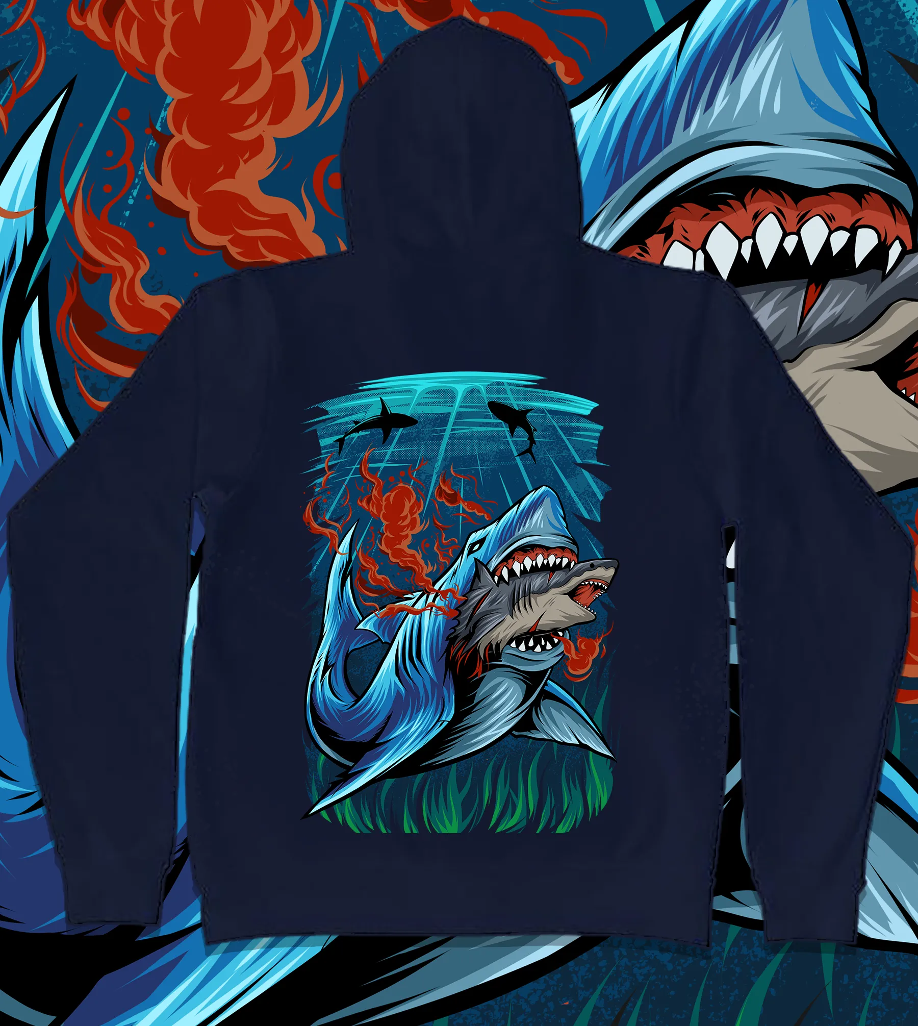 Megalodon Zip Up