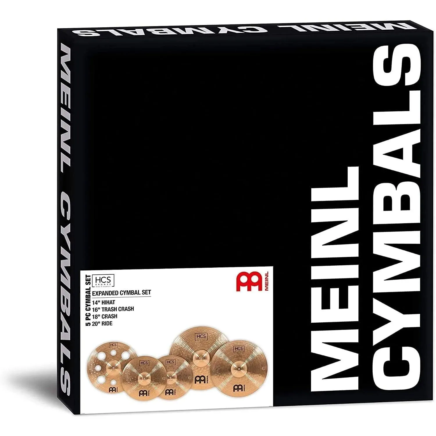 Meinl HCSB14161820 HCS Bronze Set Cymbals 14"HH 16"TRC 18"C 20"R