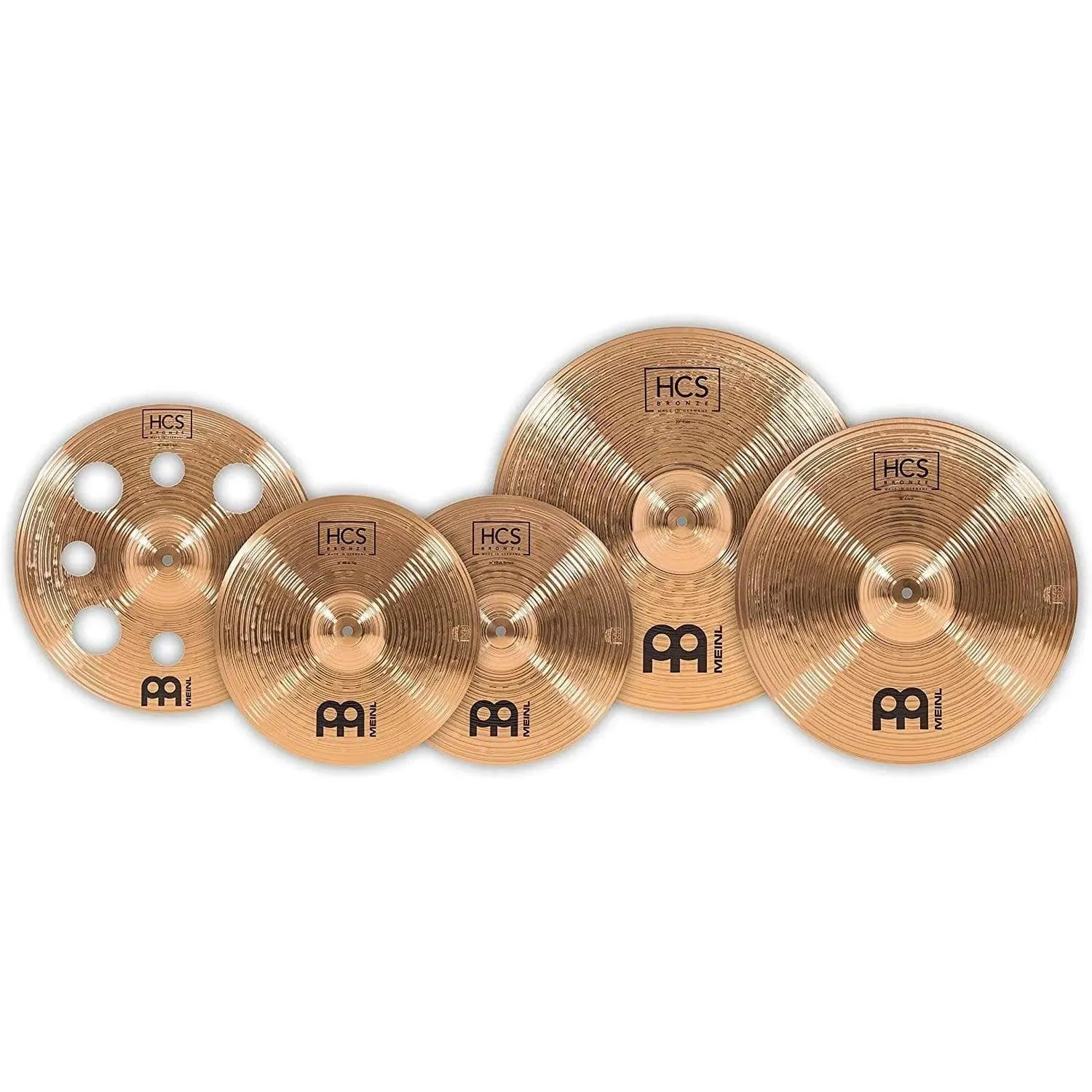 Meinl HCSB14161820 HCS Bronze Set Cymbals 14"HH 16"TRC 18"C 20"R