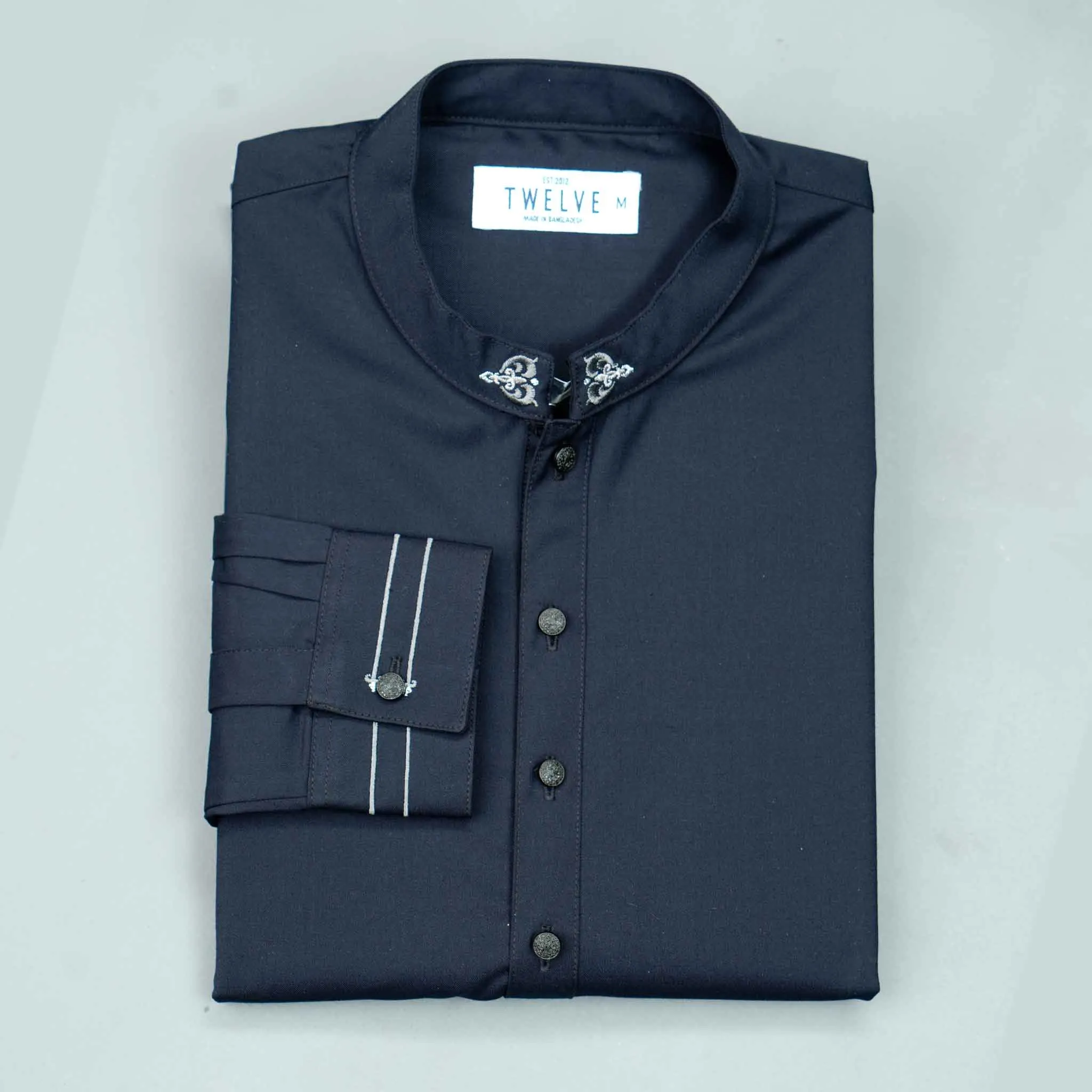 Mens Premium Panjabi- Black