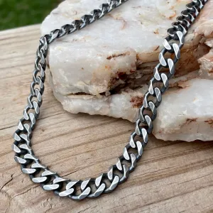 Men’s Sterling Silver Curb Chain 10mm - Necklace or Bracelet