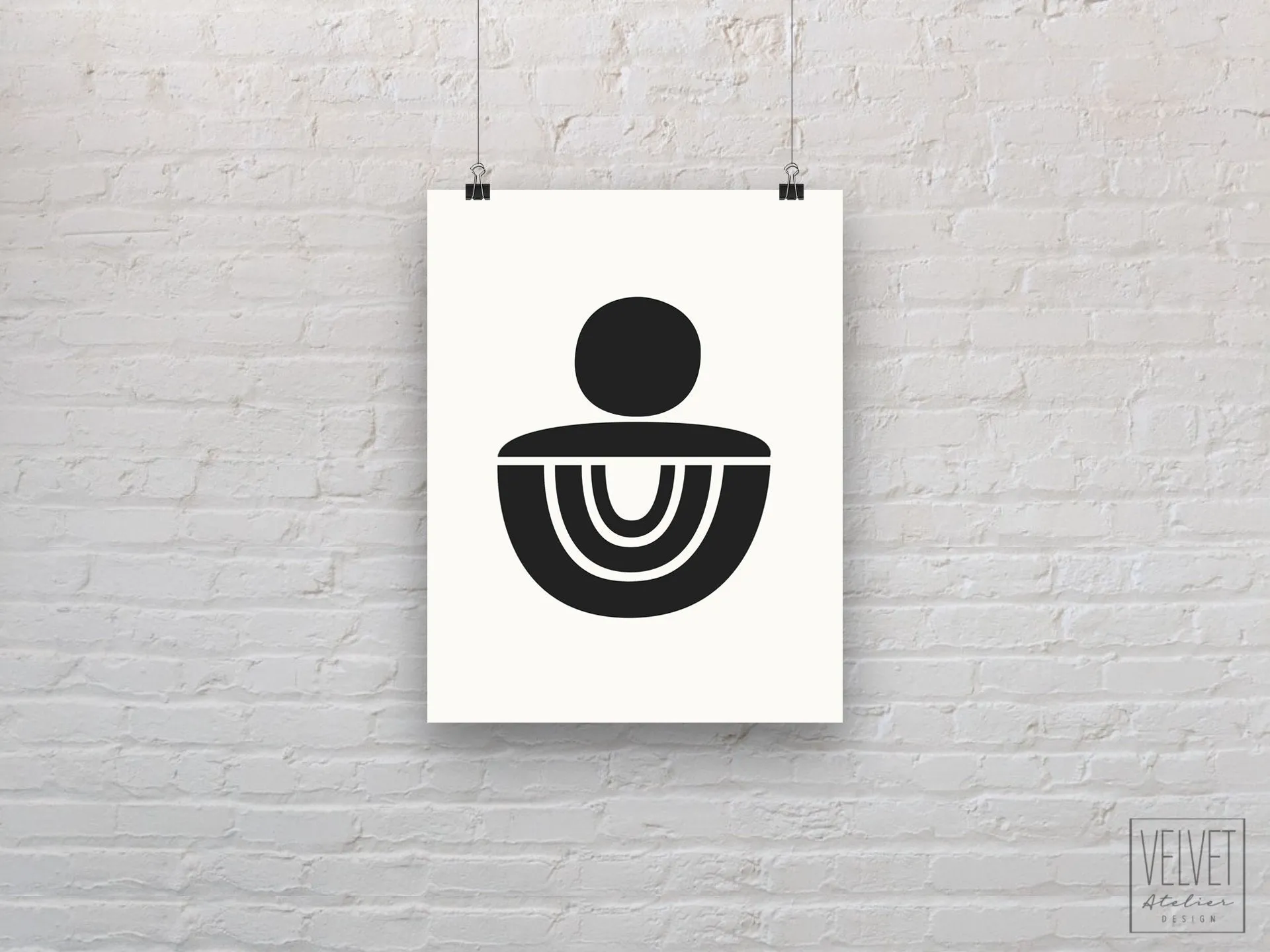 Mid century black and white print, retro style, neutral fine art print wall decor, modern art, fine art, wall hanging, Interior design, home