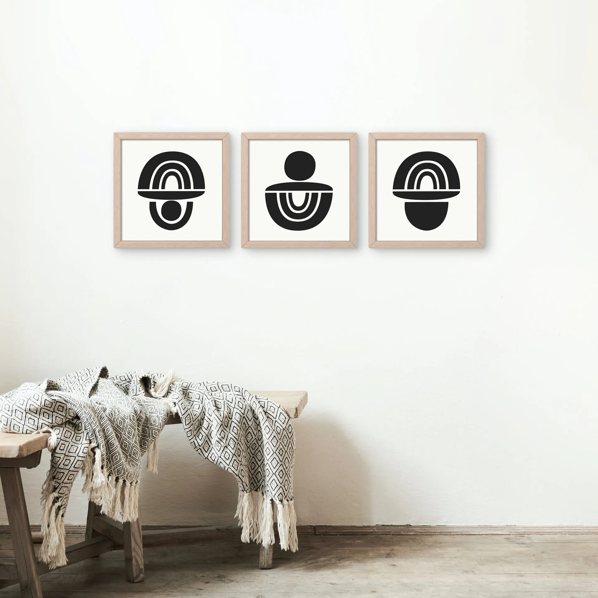 Mid century black and white print, retro style, neutral fine art print wall decor, modern art, fine art, wall hanging, Interior design, home