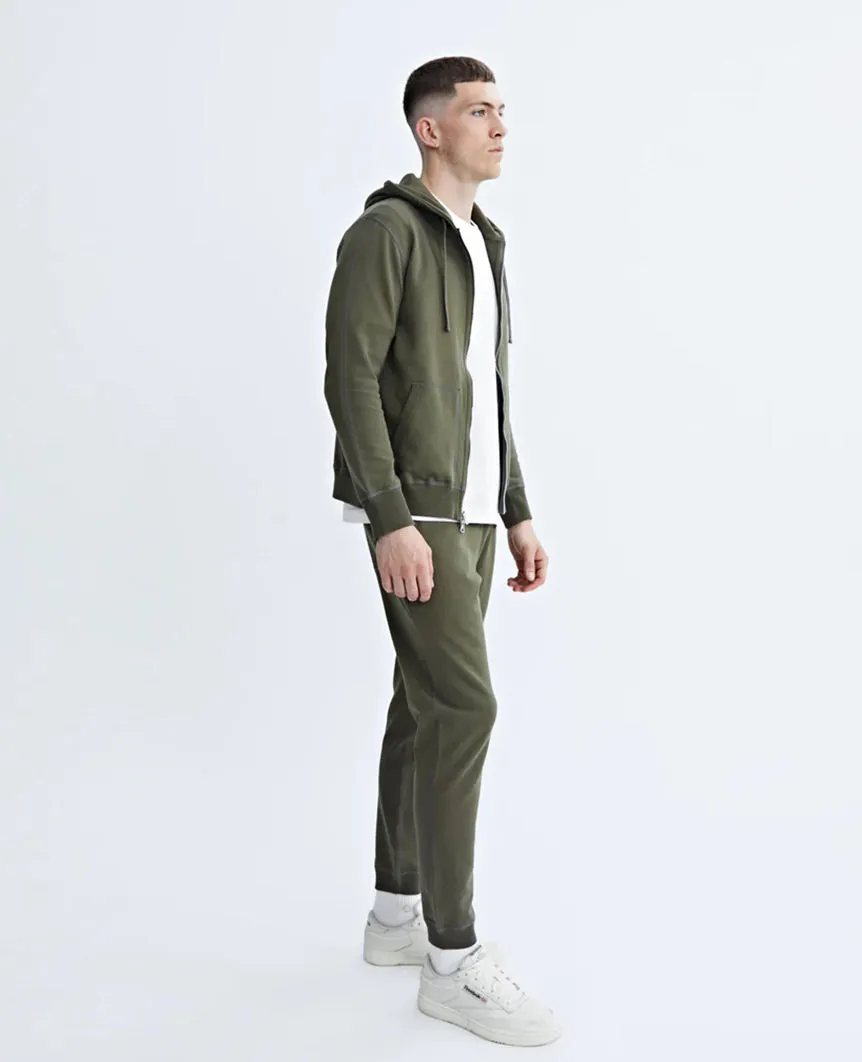 Midweight Terry Full Zip Hoodie Fir