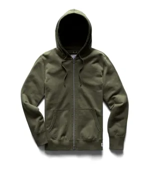 Midweight Terry Full Zip Hoodie Fir