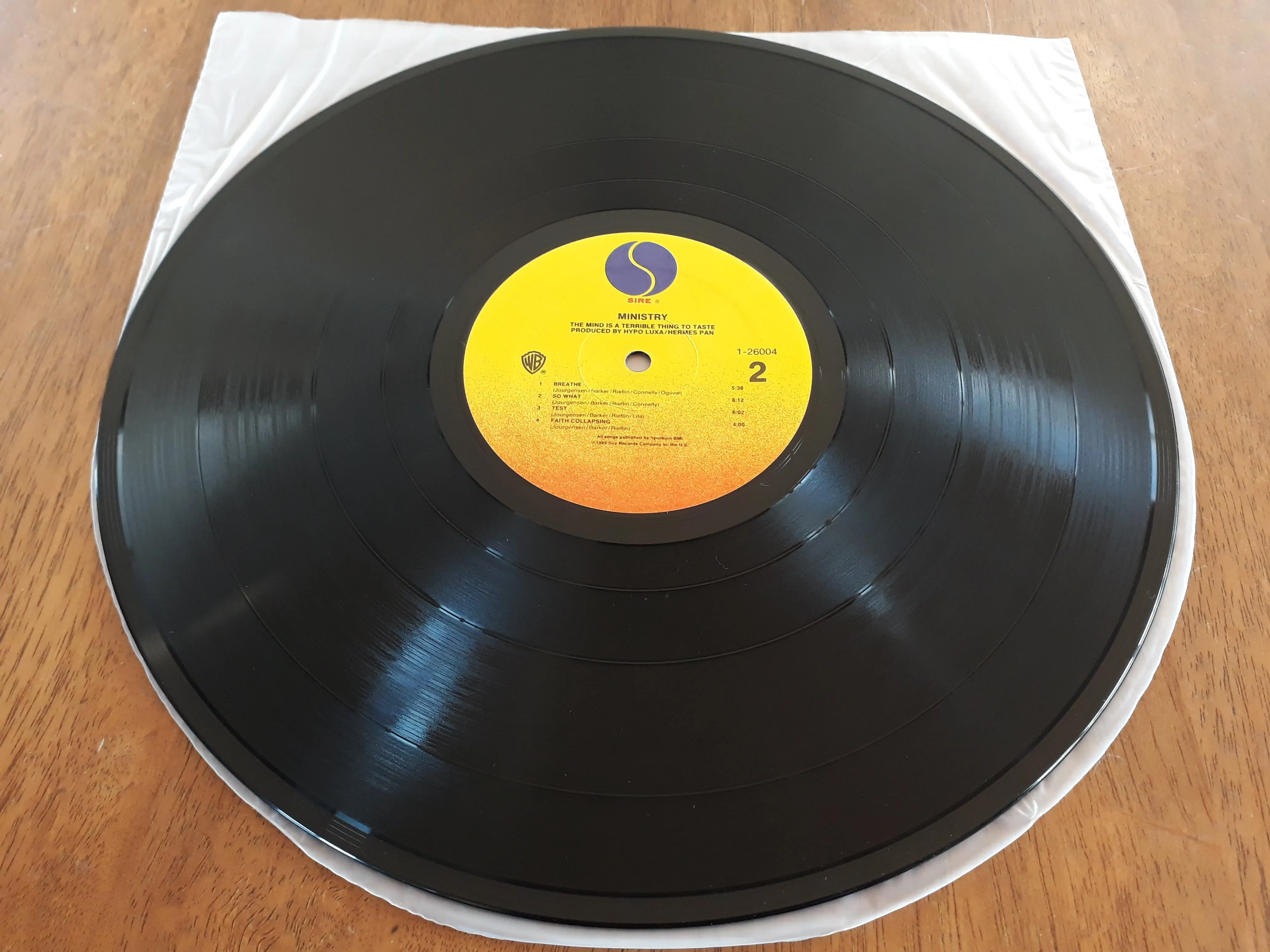 MINISTRY - The Mind Is A Terrible Thing To Taste VINYL (Orig. 1st US Pressing) [2ND HAND]