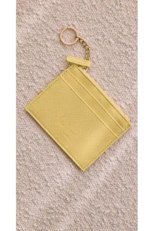 Mira Key Chain Card Wallet Butter