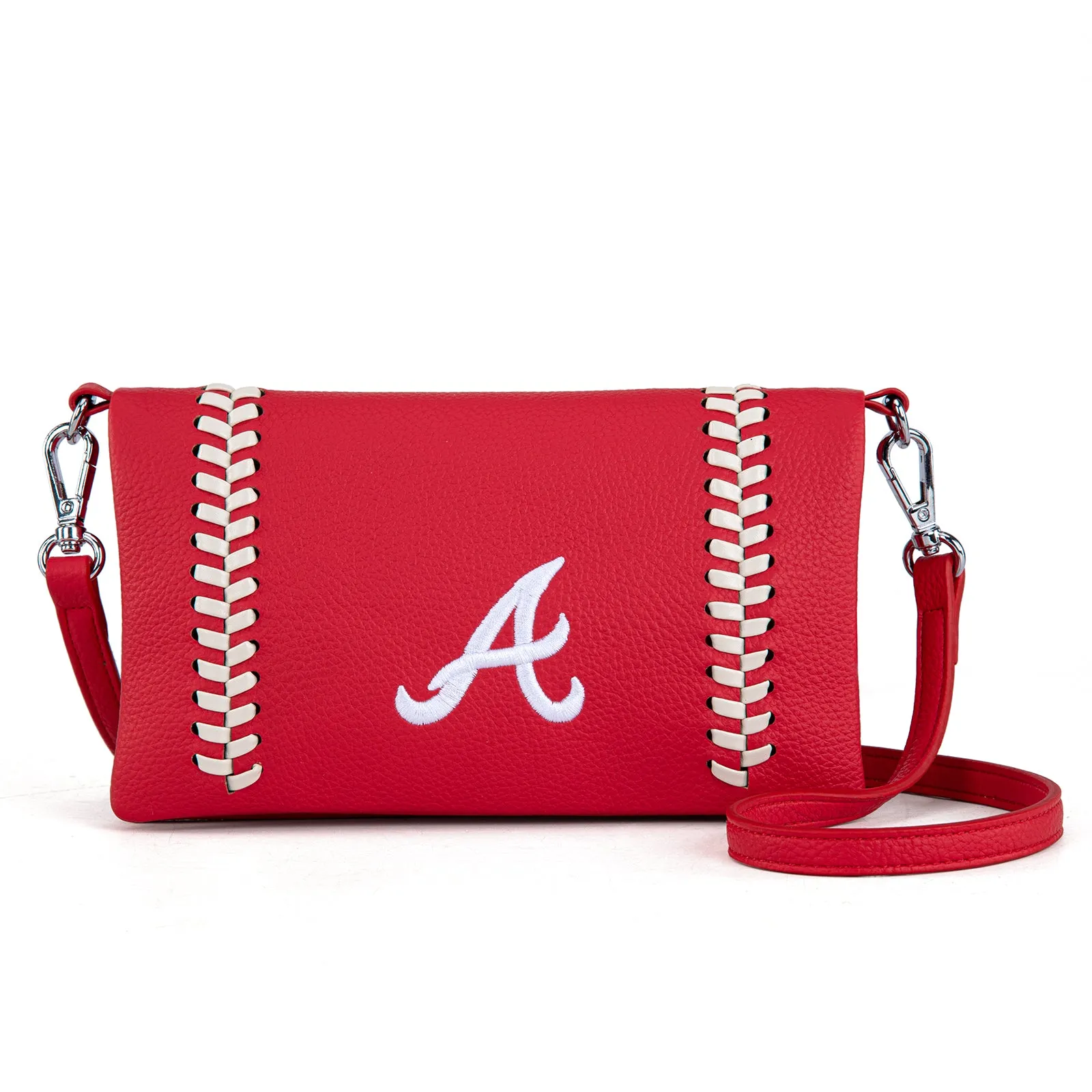 MLB-AB106   MLB Atlanta Braves Team Bi-Fold Clutch/Crossbody