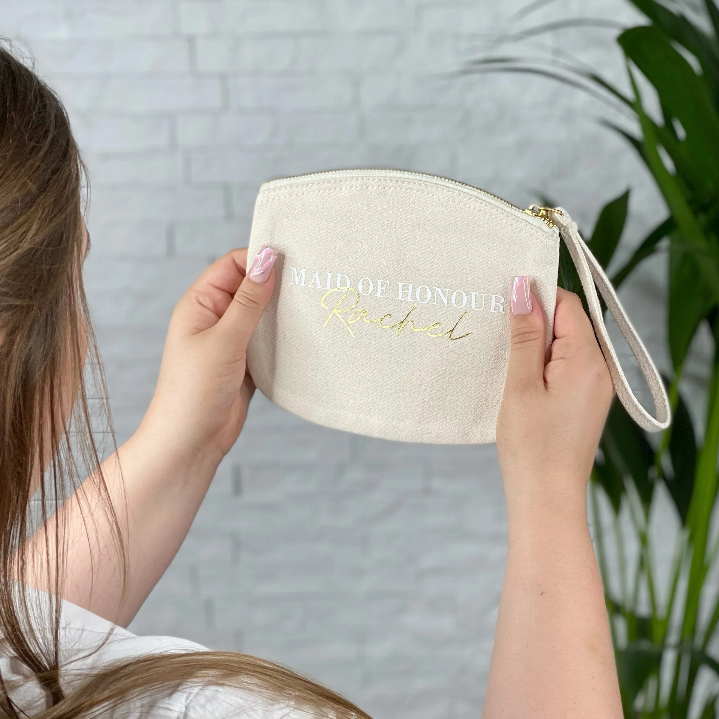 Mother Of The Bride Personalised Wedding Make Up Bag
