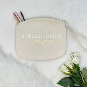 Mother Of The Bride Personalised Wedding Make Up Bag