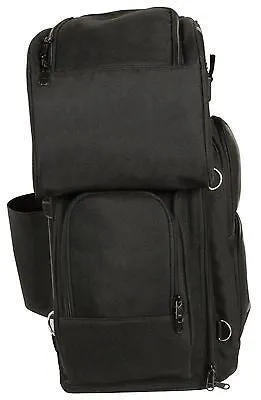 MOTORCYCLE LARGE TEXTILE COMBO TWO PC SISSY BAR BAG WITH GUN POCKET INSIDE