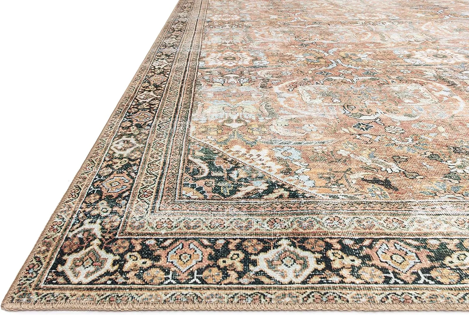 NEW Loloi II WYN-02 Wynter Area Rugs, 2'-6" x 12'-0", Auburn/Multi, Retails $240 