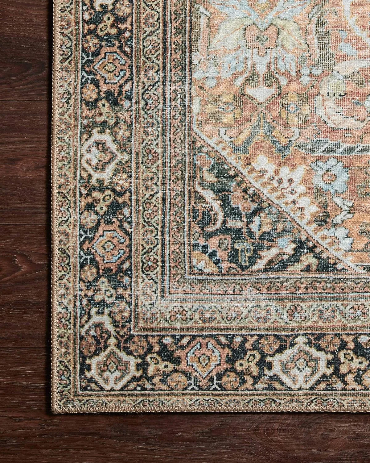 NEW Loloi II WYN-02 Wynter Area Rugs, 2'-6" x 12'-0", Auburn/Multi, Retails $240 