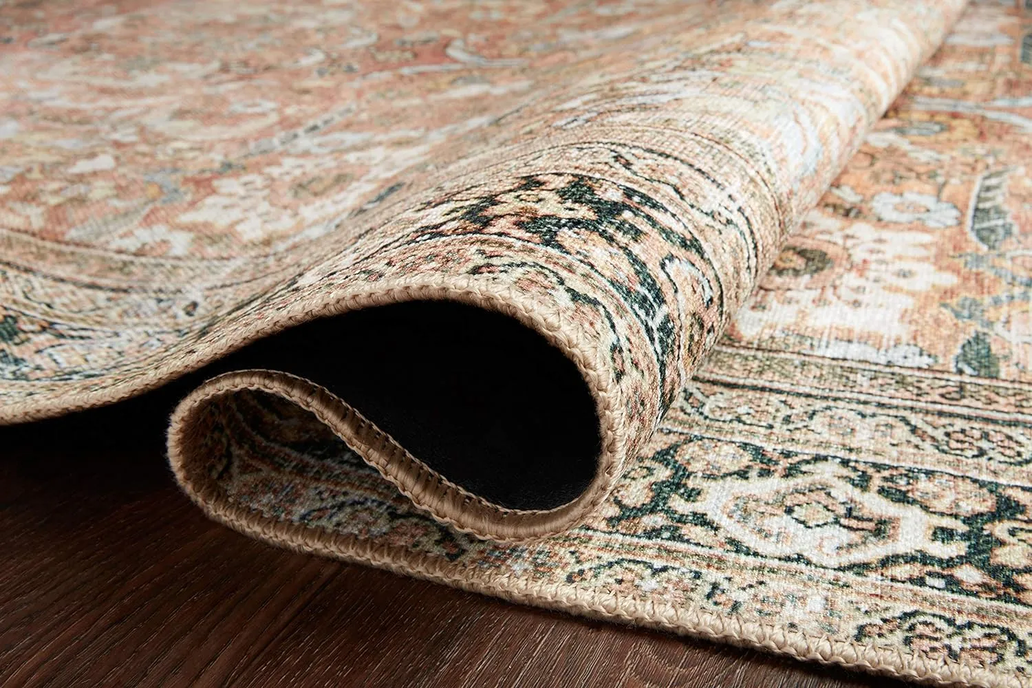 NEW Loloi II WYN-02 Wynter Area Rugs, 2'-6" x 12'-0", Auburn/Multi, Retails $240 