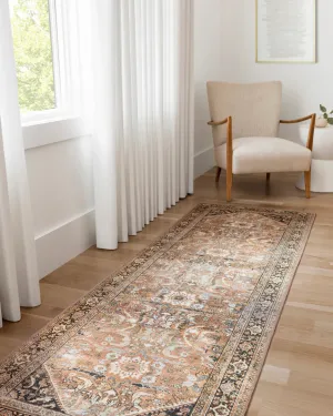 NEW Loloi II WYN-02 Wynter Area Rugs, 2'-6" x 12'-0", Auburn/Multi, Retails $240 