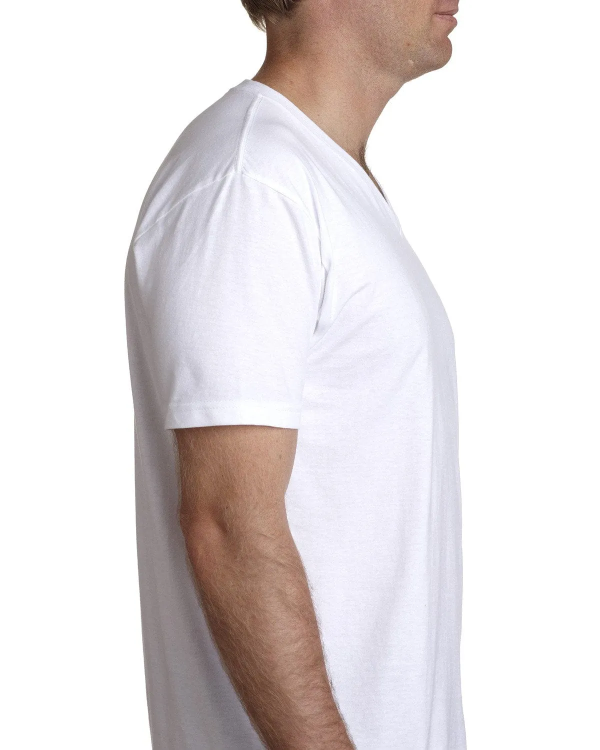 Next Level Mens Short Sleeve V-Neck Tee
