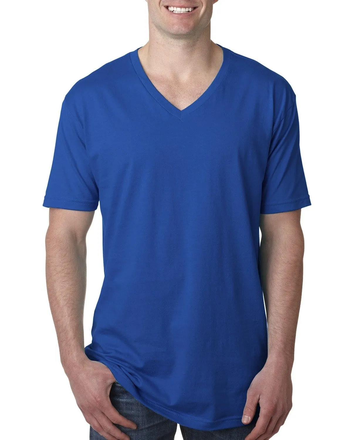 Next Level Mens Short Sleeve V-Neck Tee